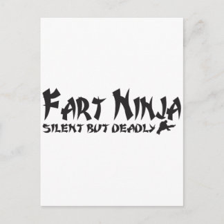 FART NINJA POSTCARD