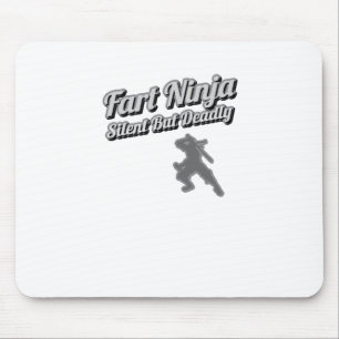 Fart Ninja Silent But Deadly Shirt Mouse Mat