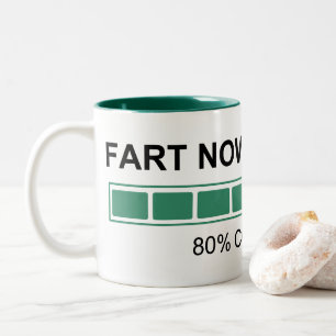 Fart Now Loading Two-Tone Coffee Mug