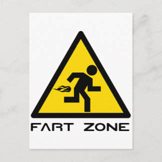 Fart Zone Postcard