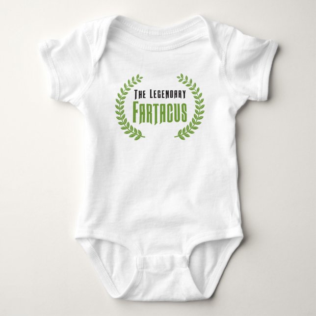 Fartacus Baby Bib Bodysuit (Front)