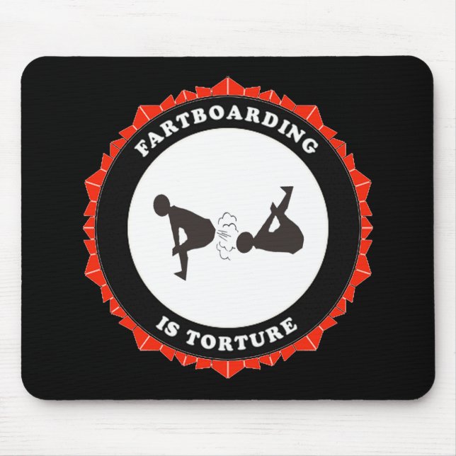 Fartboarding Mouse Mat (Front)