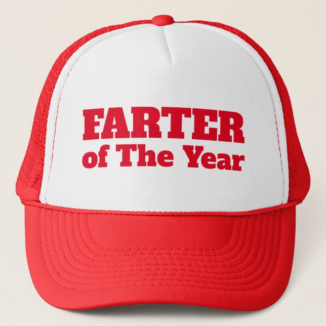 Farterl Father of the Year Funny Fart  Trucker Hat (Front)