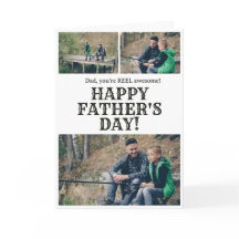 Farther's Day Fishing Reel Photo Personalised