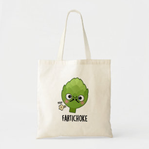 Fartichoke Funny Farting Artichoke Pun Tote Bag