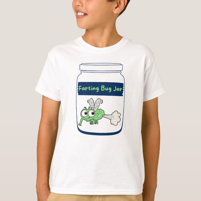 Farting Bug Jar T-Shirt (Front)