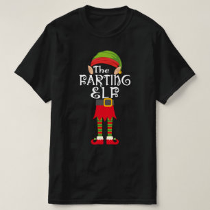 farting elf family matching christmas T-Shirt