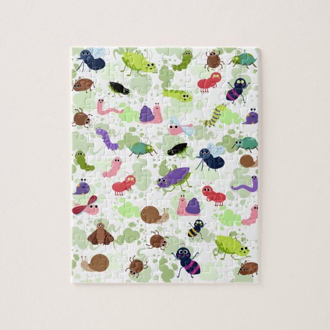 Farting Gassy Bugs Jigsaw Puzzle (Vertical)