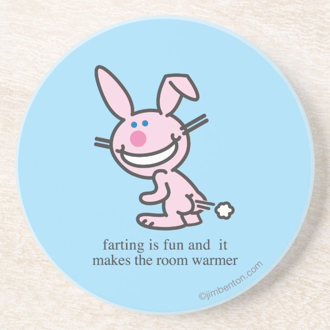 Farting is Fun Coaster (Front)