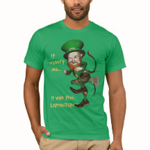 Farting Leprechaun Funny Irish Tee