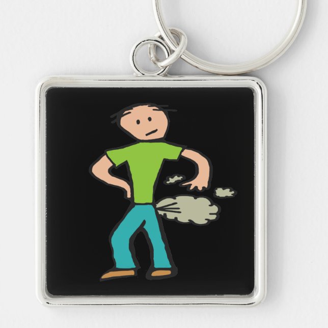 Farting Man Key Ring (Front)