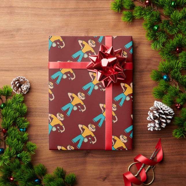 Farting Man Wrapping Paper (Holiday Gift)