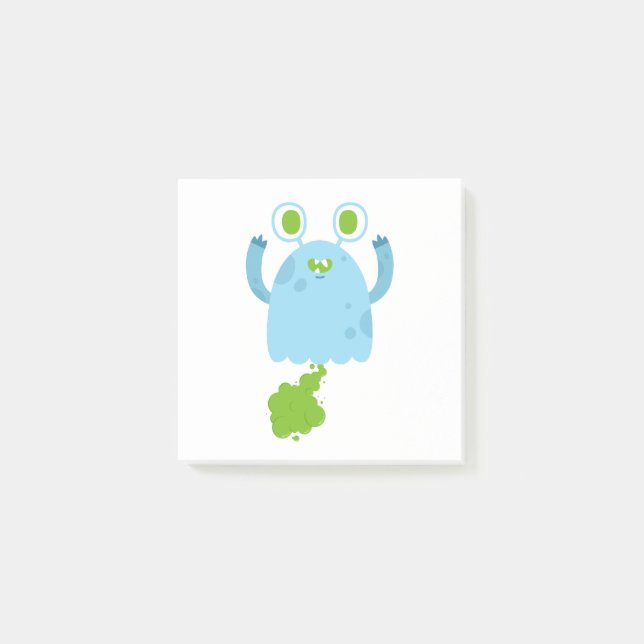 Farting Monster Post-it Notes (Front)
