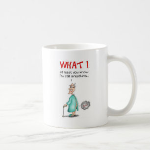 Farting Old Man Coffee Mug
