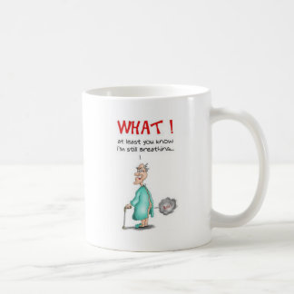 Farting Old Man Coffee Mug