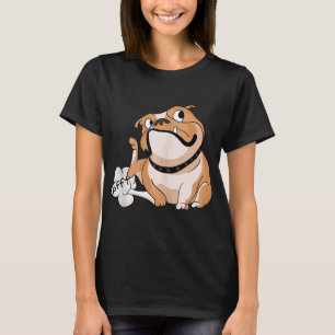 Farting Pitbull Lover Funny Bulldog Dog Mum Lover T-Shirt