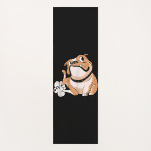 Farting Pitbull Lover Funny Bulldog Dog Mum Lover Yoga Mat