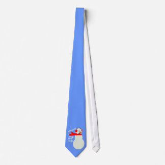 Farting Snowman Holiday Humour Tie