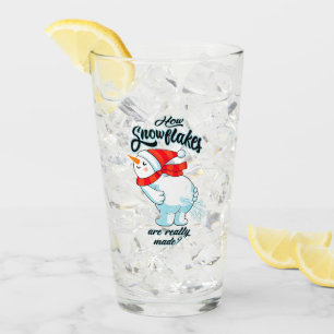 Farting Snowman How Snowflakes Are Really Made Glass