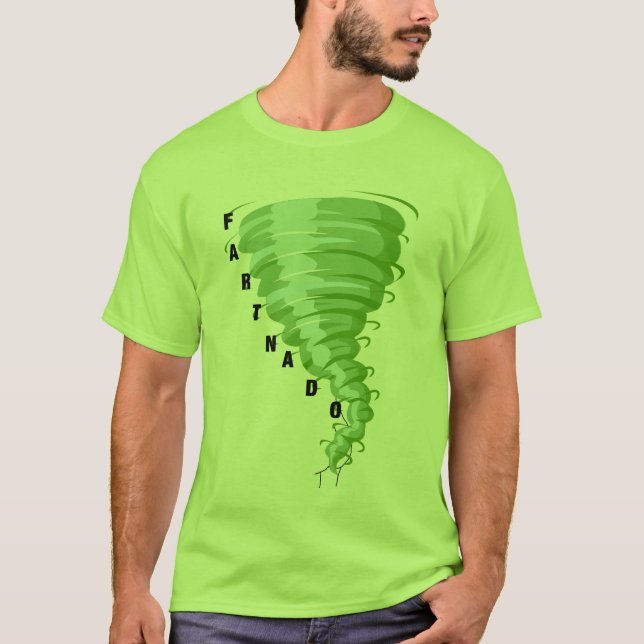 Fartnado Light Coloured T-Shirt (Front)