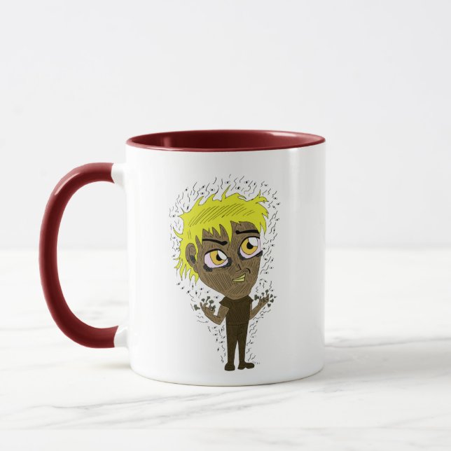 Farty Fingers  Chibi   Mug (Left)