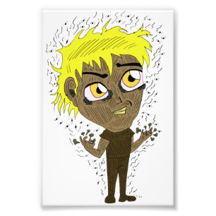 Farty Fingers  Chibi Photo Print