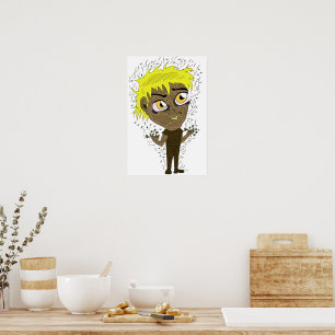 Farty Fingers  Chibi Poster