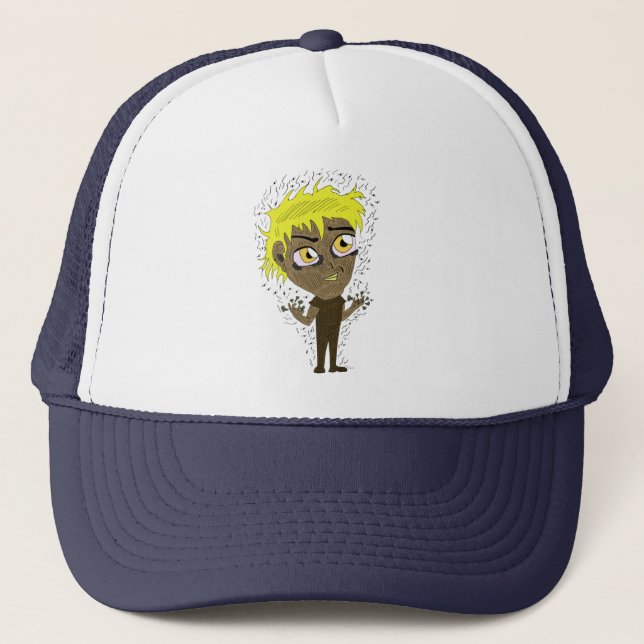 Farty Fingers  Chibi    Trucker Hat (Front)