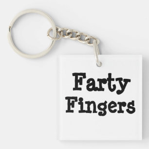 Farty Fingers Key Ring