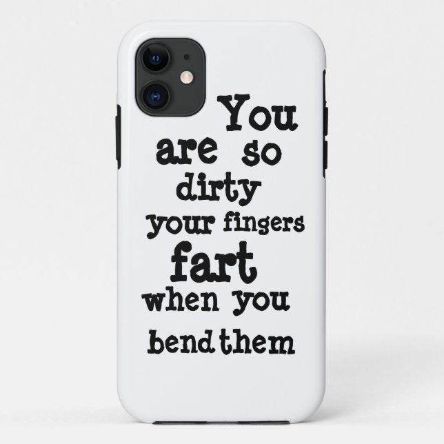 Farty Fingers  line  Case-Mate iPhone Case (Back)