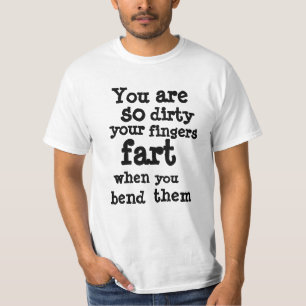 Farty Fingers  line  T-Shirt