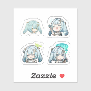 Faruzan Genshin Impact 4 Pack Sticker Sheet Extra 
