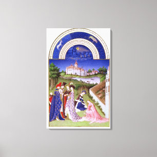 Fascimile of April' Canvas Print