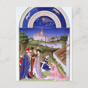 Fascimile of April' Postcard