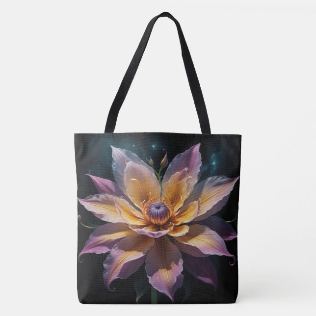 Fascinating Flower Tote Bag (Front)