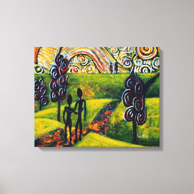 Fascinating Journey Canvas Print (Front)