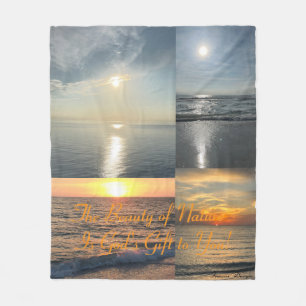 Fascinating Ocean Sceneries, Fleece Blanket