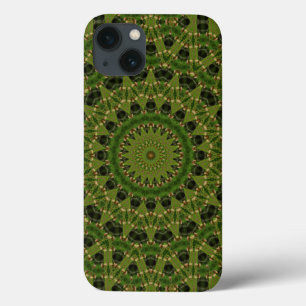 Fascination mushroom kaleidoscope iPhone 13 case