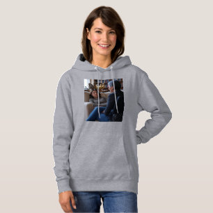 Fascination With Ducks women gray hoodie