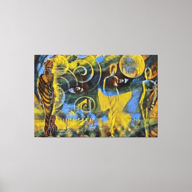 "Fascinfinity" Canvas Print (Front)