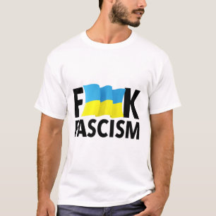 Fascism - Censored With Ukrainian Flag  T-Shirt