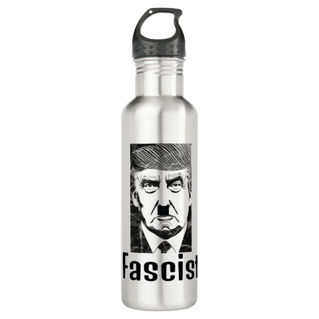 Fascist Trump Water Bottle (Front)