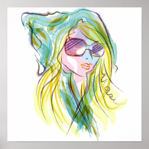 Fashiom girl poster