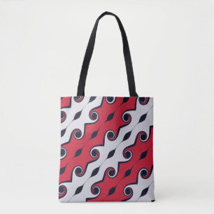 Fashion Abstract Swirling Pattern Tote Bag
