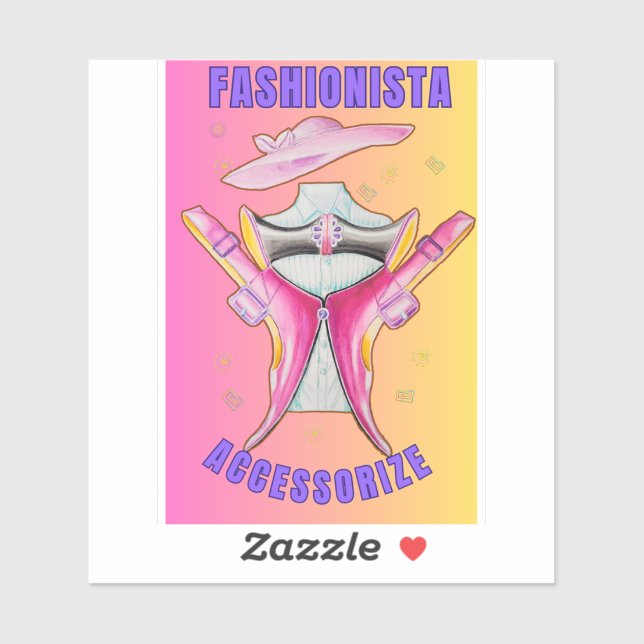 Fashion accessories women's sticker  (Sheet)