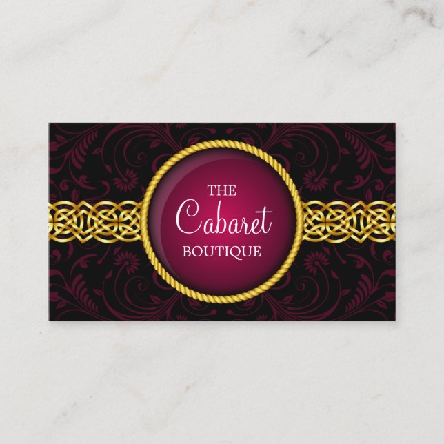 Fashion Accessory and Jewellery Business Card (Front)