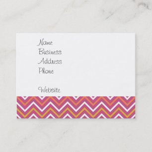 Fashion Always in Style 1900s Women on Chevron Business Card