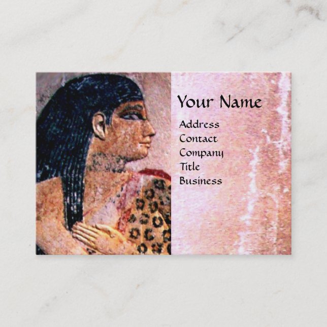 FASHION AND BEAUTY OF ANTIQUE EGYPT BUSINESS CARD (Front)