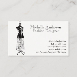 Fashion and clothing business card