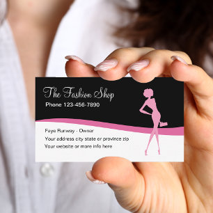 Fashion Apparel Shop Business Card